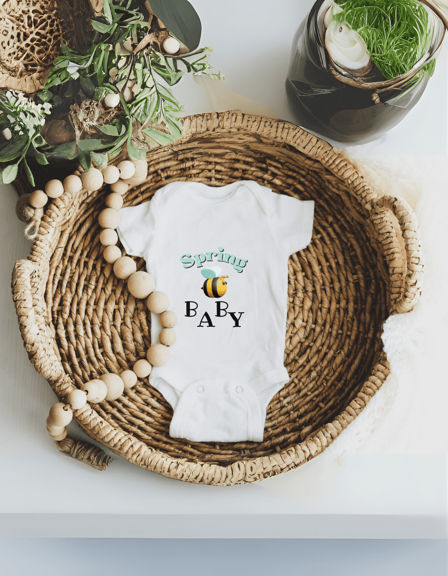 Spring Baby Bee Infant Bodysuit | Cute Baby Clothing for Newborns
