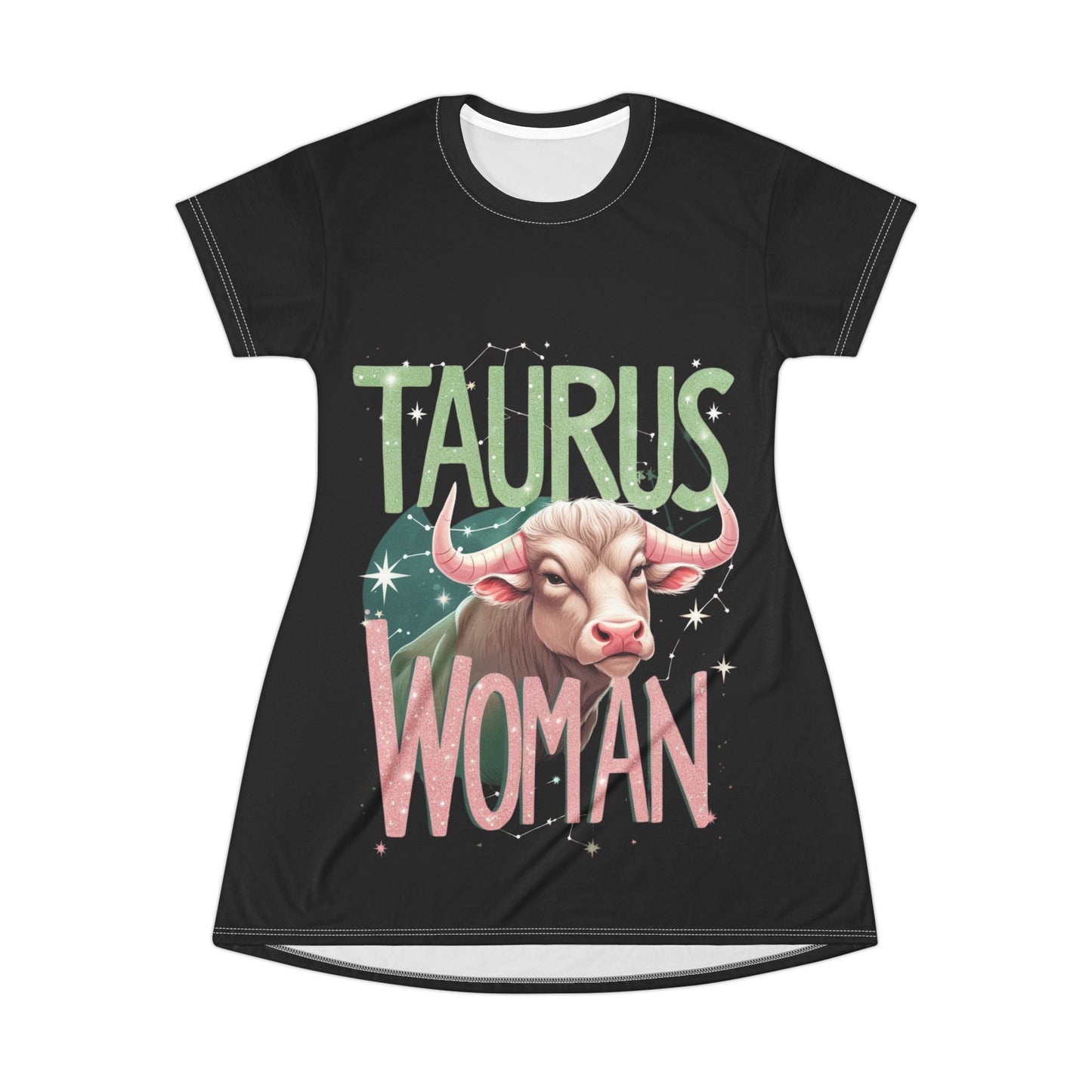 Taurus Woman Dress, Zodiac Dress, Astrology Apparel, Taurus Gift, Unique Birthday Outfit, Plus Size Fashion