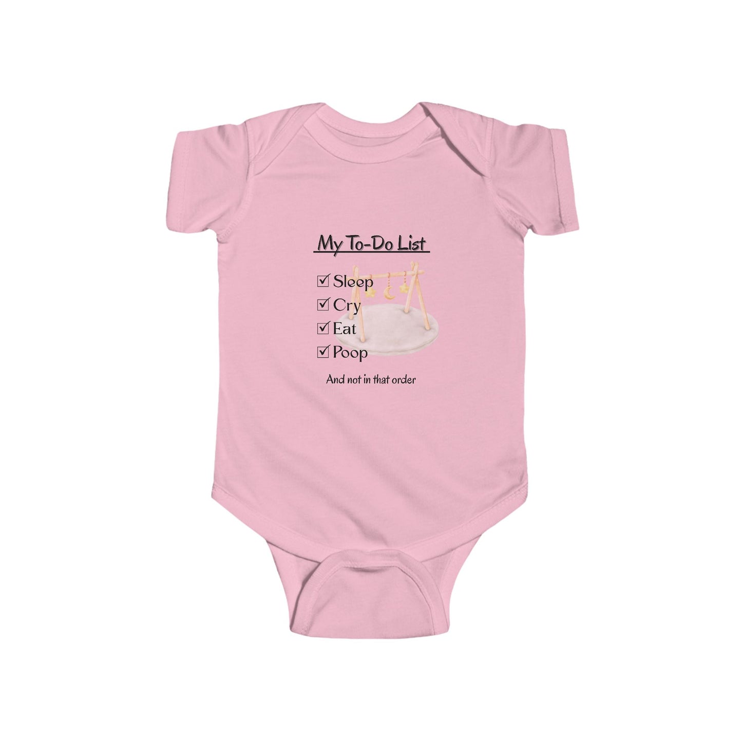 Funny To-Do List Infant Bodysuit