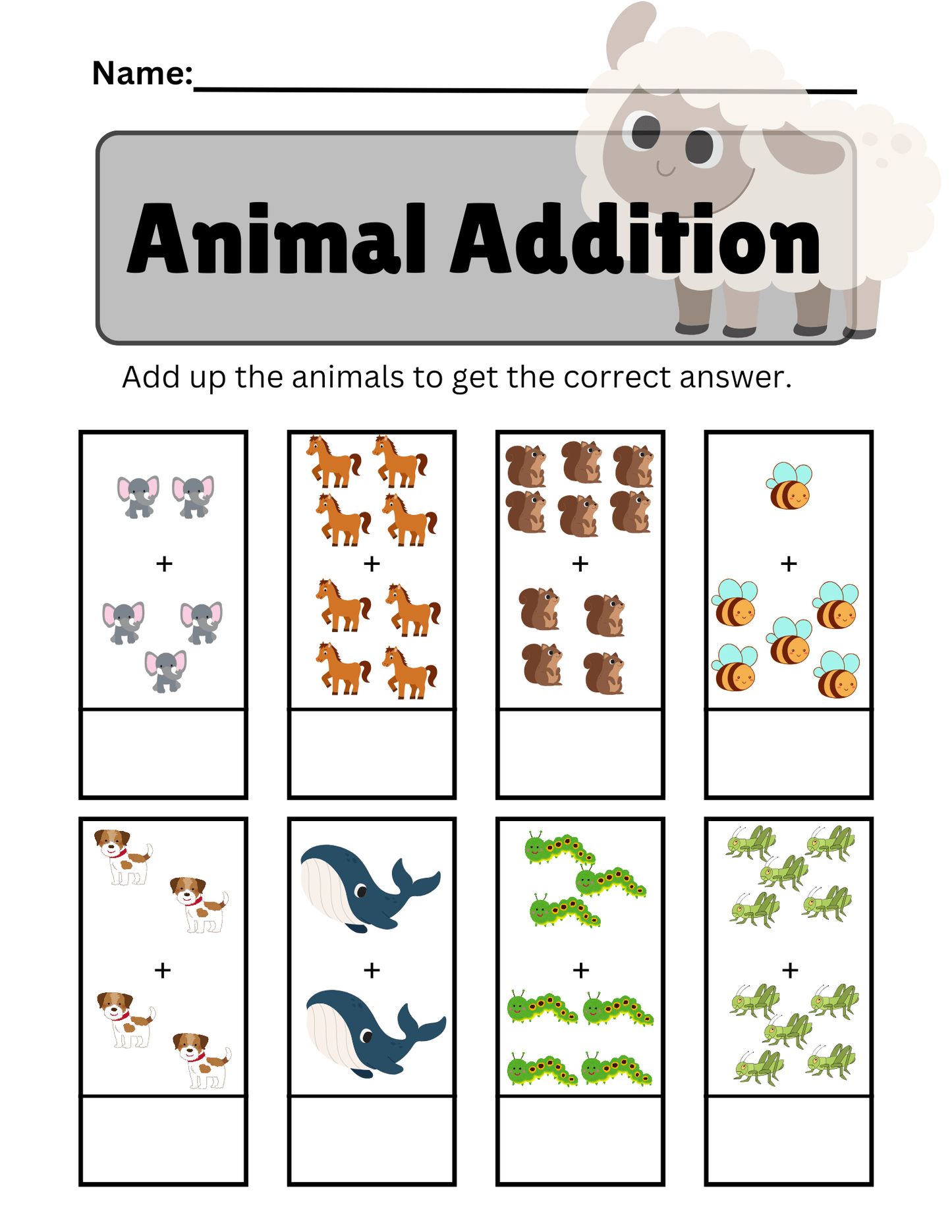 Math - Addition Worksheets
