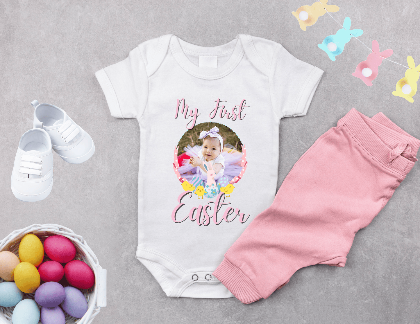 My First Easter Baby Bodysuit - Perfect for Newborn Celebrations