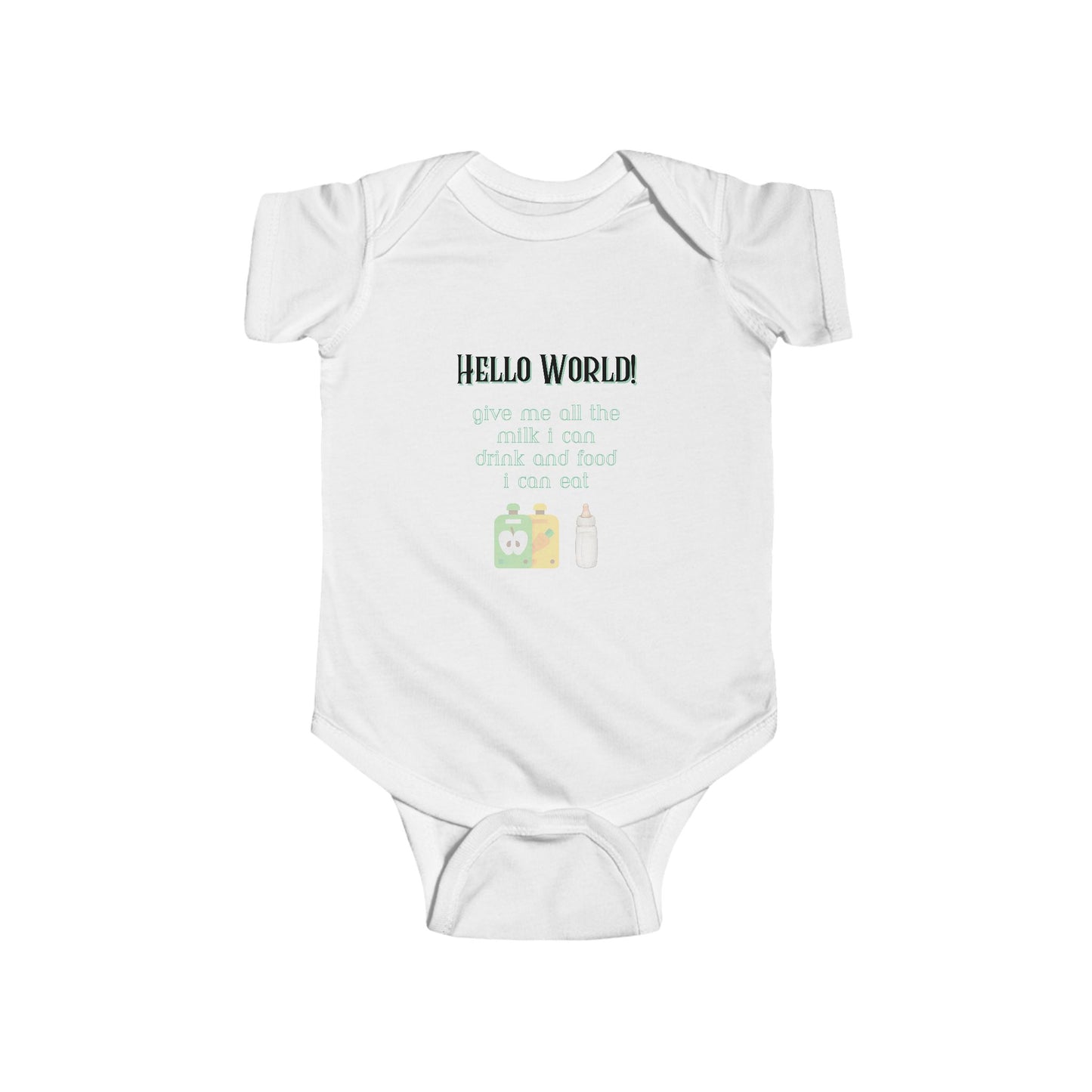 Hello World Infant Bodysuit