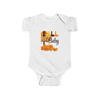 Fall Baby Bodysuit - Cute Infant Jersey Outfit for Autumn