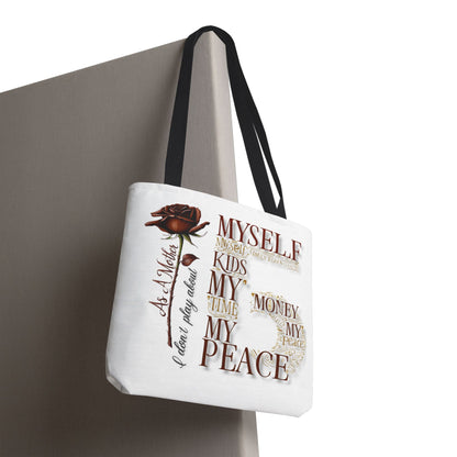 Mother's Don't Play About Tote Bag - Calm Colors, Relaxing Design