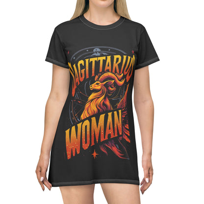 Sagittarius Woman Dress - Zodiac Apparel, Astrology Fashion, Horoscope Gift, Casual Dress, Trendy Outfit