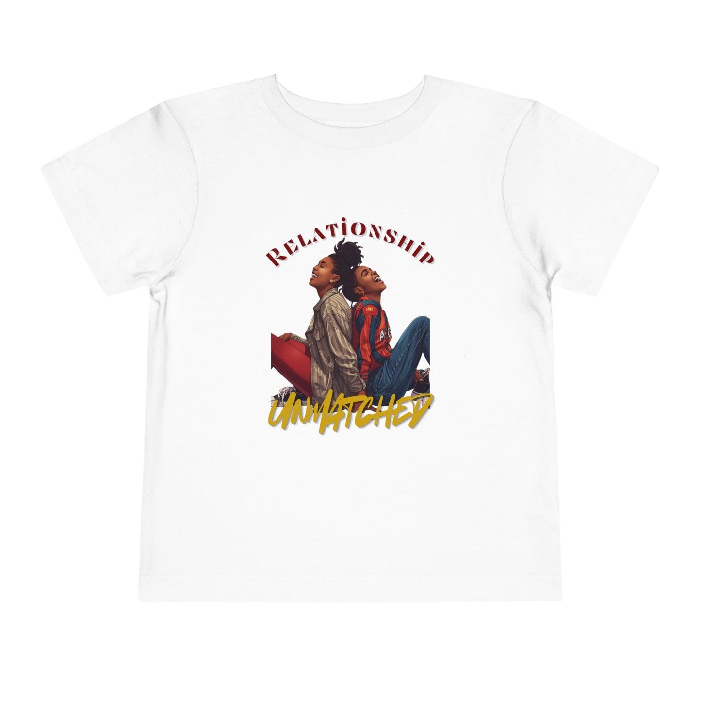 Toddler Tee — "Relationship Unmatched" Mother/Son Graphic Shirt