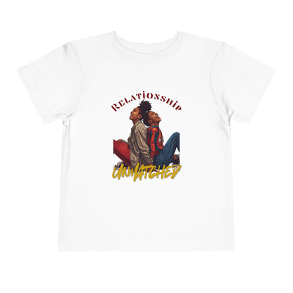 Toddler Tee — "Relationship Unmatched" Mother/Son Graphic Shirt