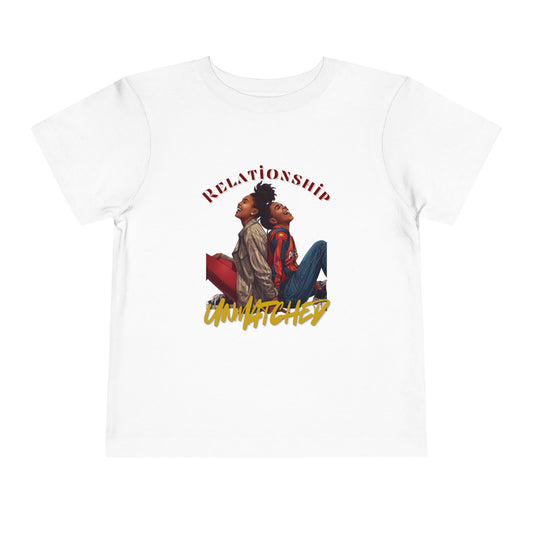 Toddler Tee — "Relationship Unmatched" Mother/Son Graphic Shirt