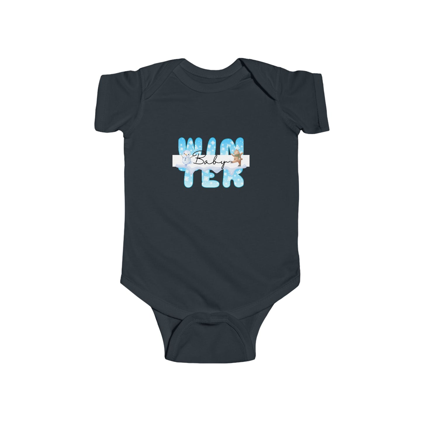 Cute Winter Baby Bodysuit - Perfect for Infants Holiday Apparel
