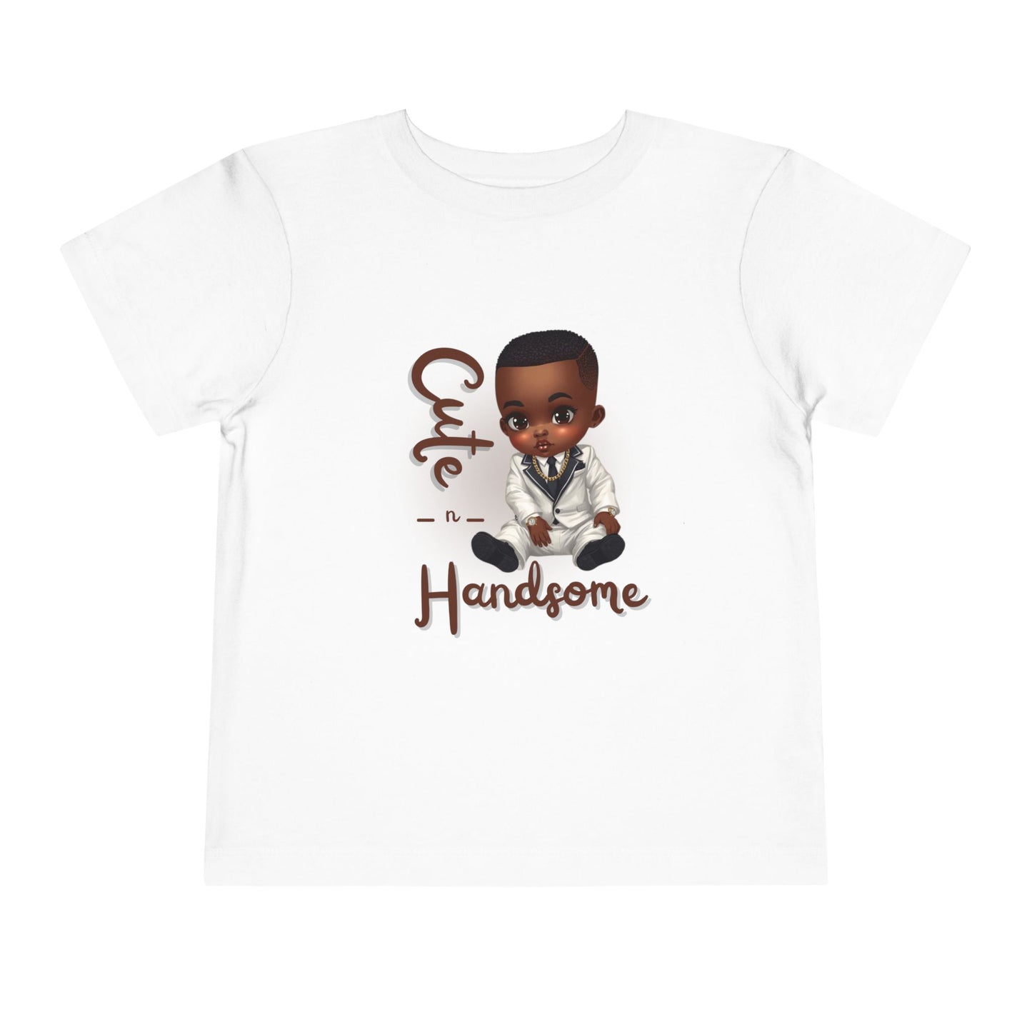 Cute and Handsome - Toddler Boy Tee