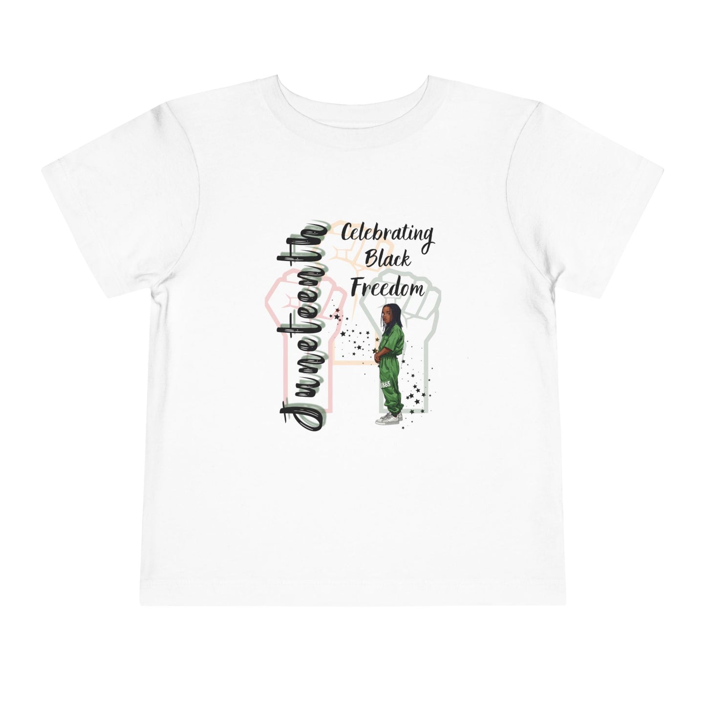Toddler Tee - Juneteenth Celebrating Black Freedom Graphic Tee