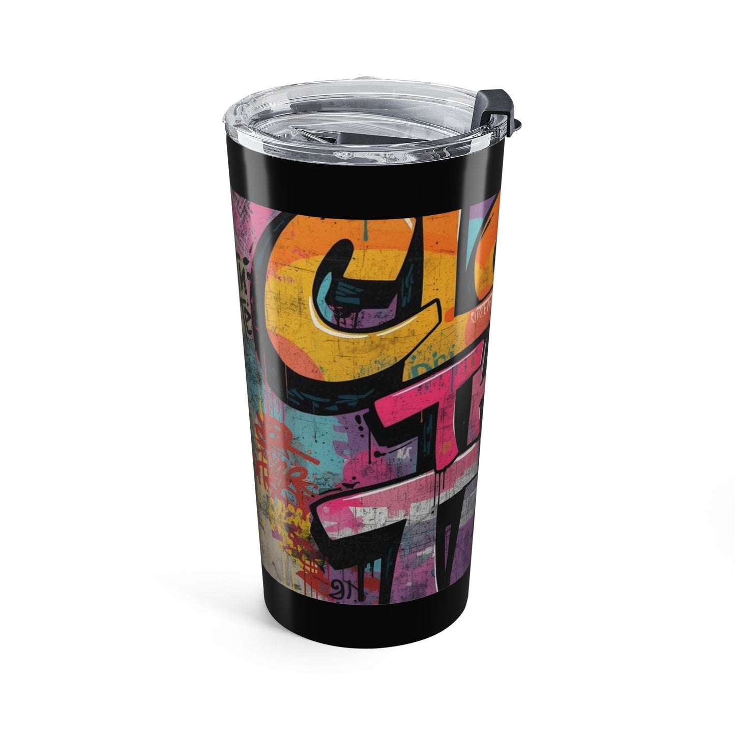 Clock That Tea - Graffiti Art Tumbler 20oz