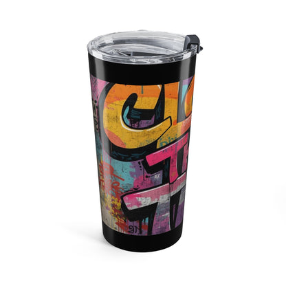 Clock That Tea - Graffiti Art Tumbler 20oz
