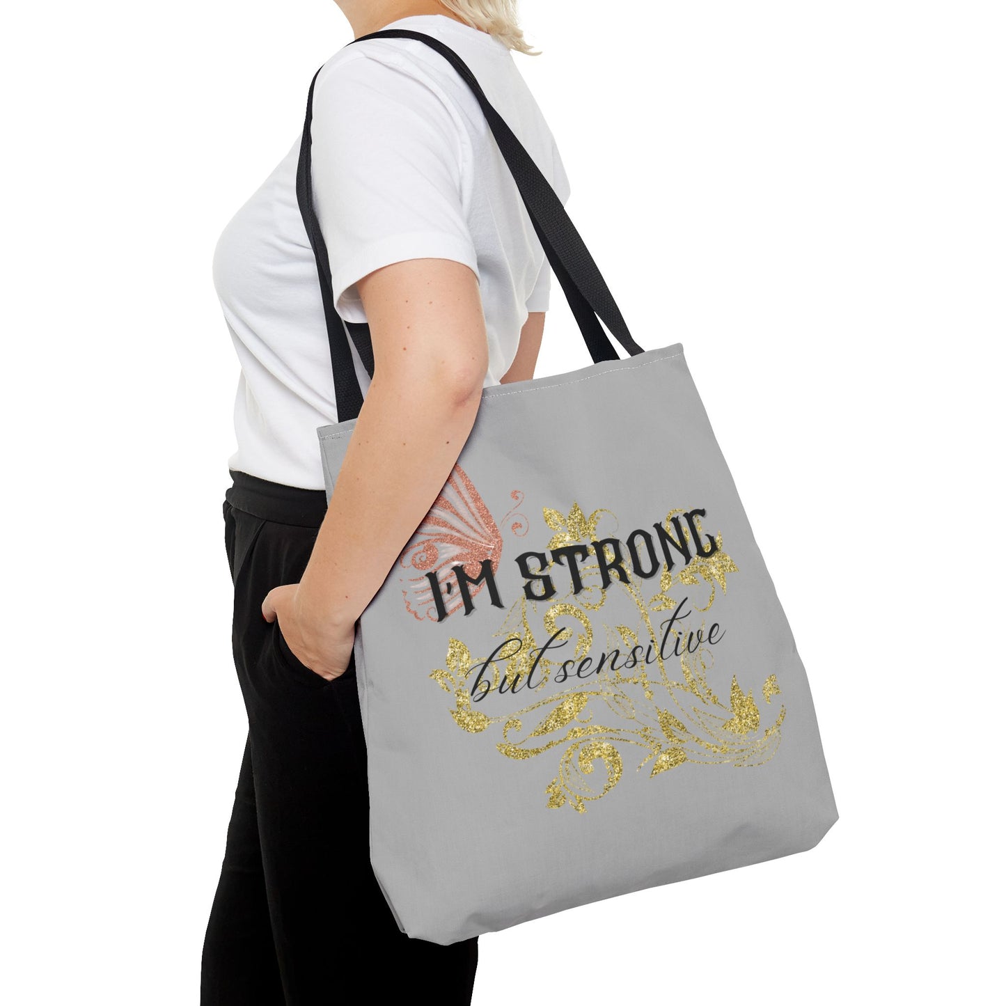 Strong but Sensitive Tote Bag