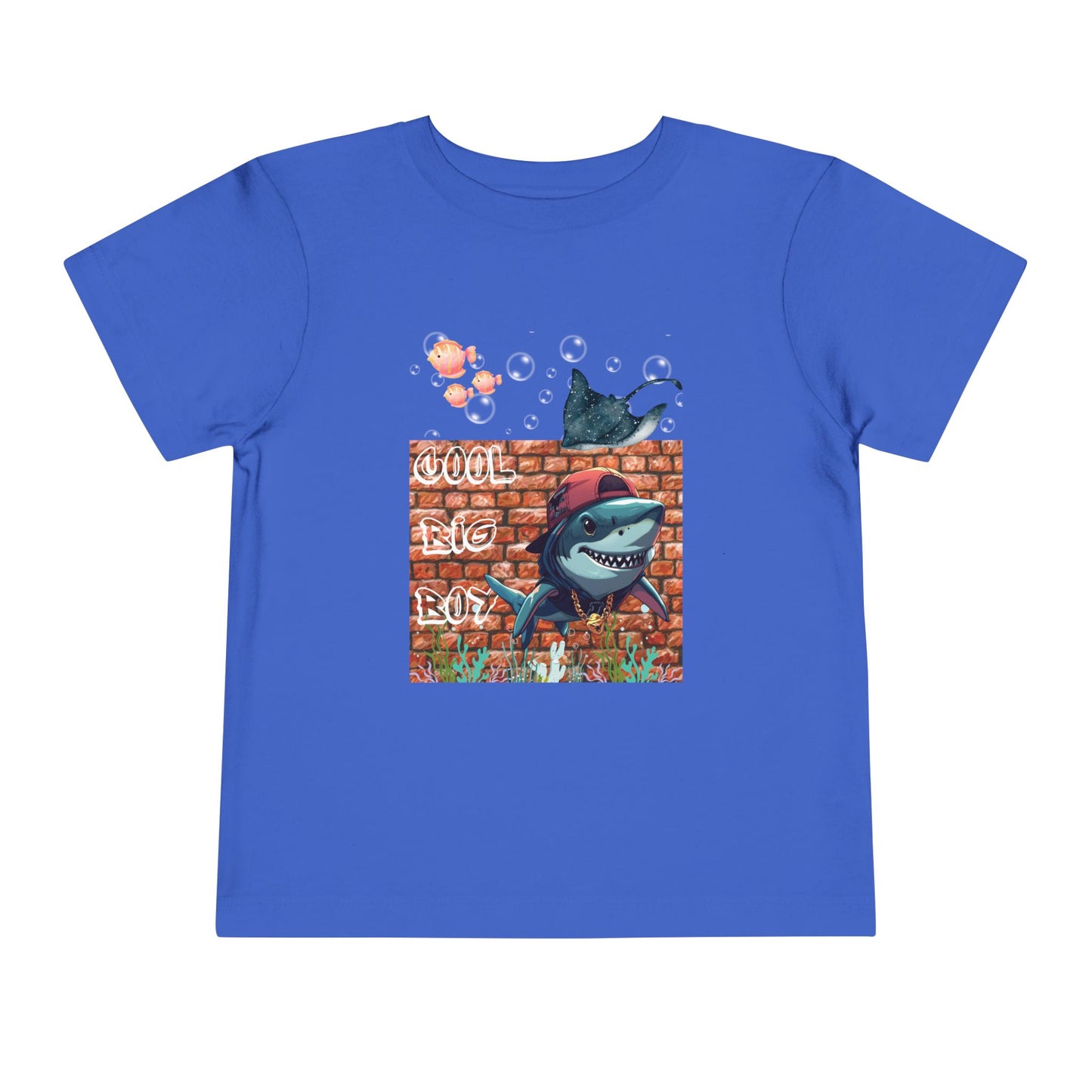 Shark - 'Cool Big Bro' Brick Wall Toddler Tee