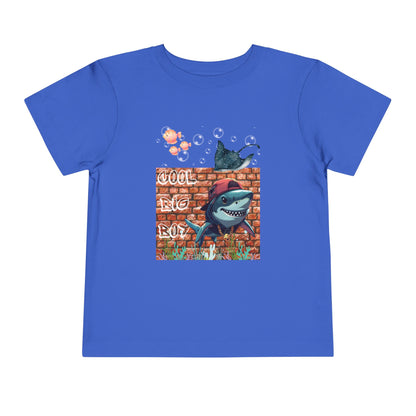 Shark - 'Cool Big Bro' Brick Wall Toddler Tee