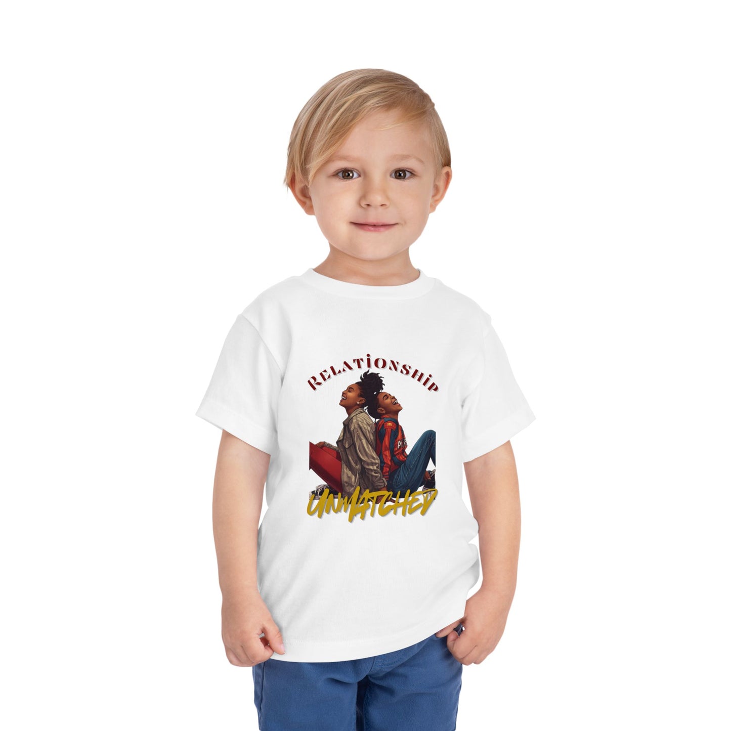 Toddler Tee — "Relationship Unmatched" Mother/Son Graphic Shirt