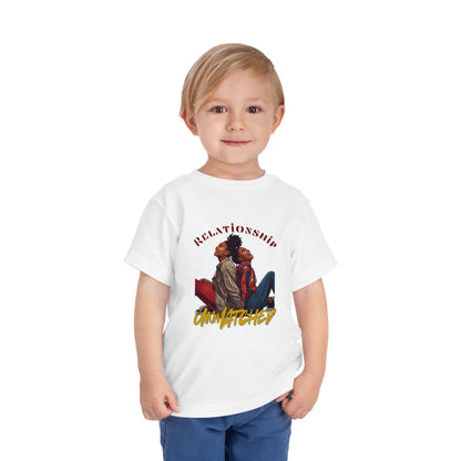 Toddler Tee — "Relationship Unmatched" Mother/Son Graphic Shirt