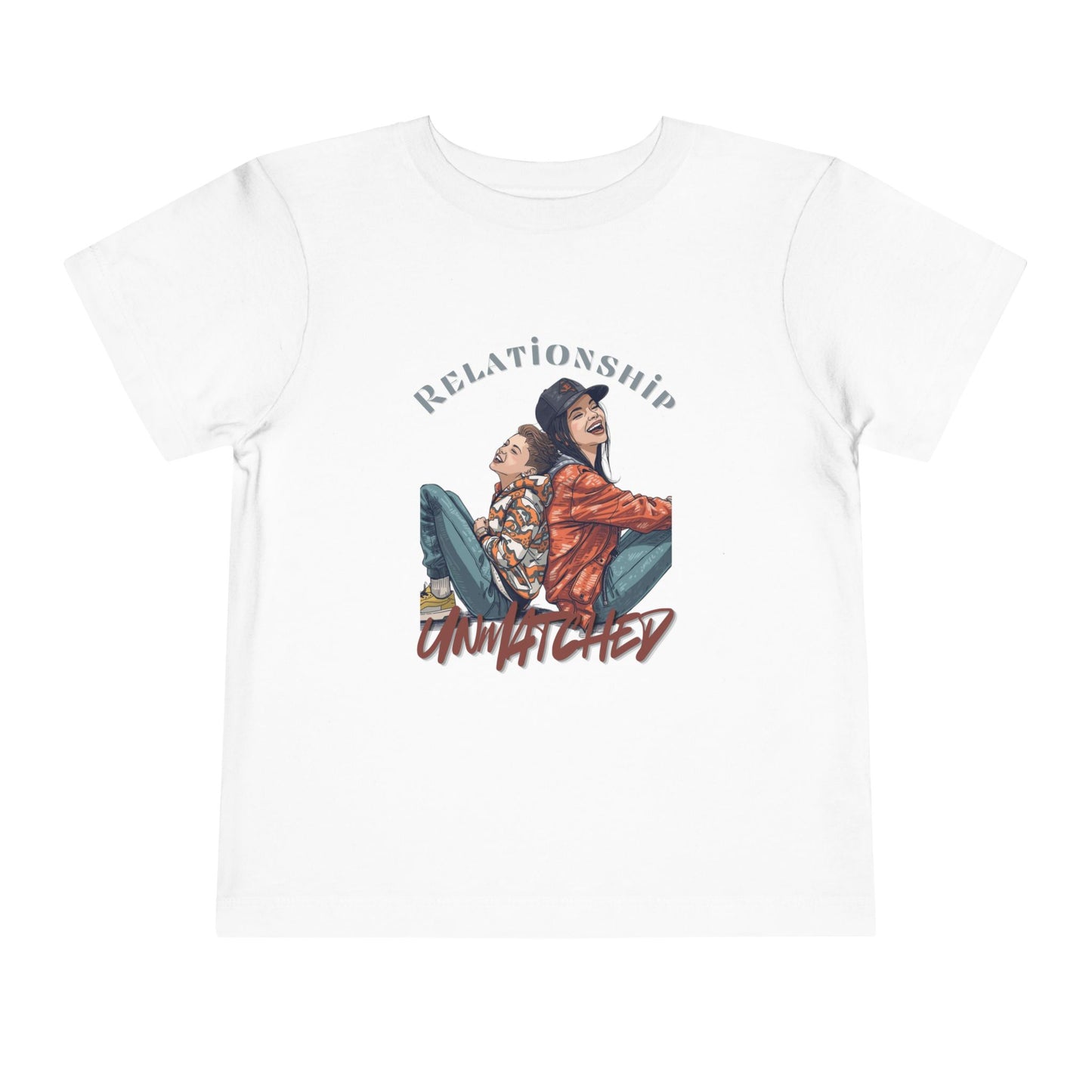 Toddler Tee — "Relationship Unmatched" Mother/Son Graphic Shirt
