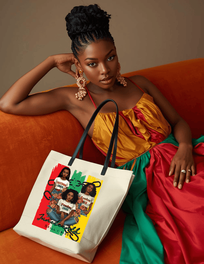 Juneteenth Freedom 1865 Tote Bag — Afrocentric Celebration Bag
