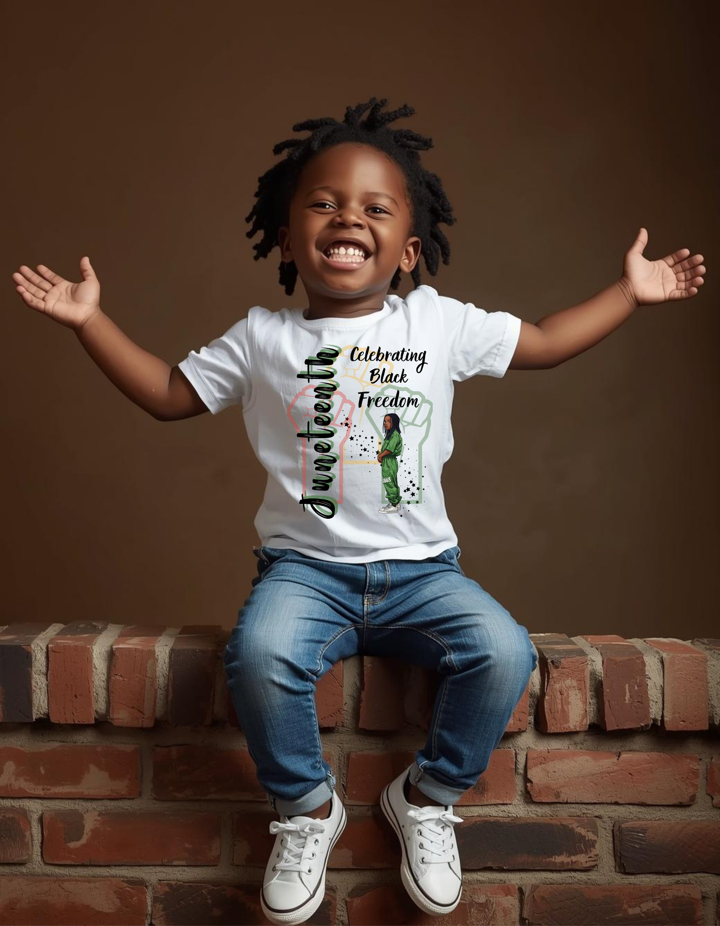 Toddler Tee - Juneteenth Celebrating Black Freedom Graphic Tee