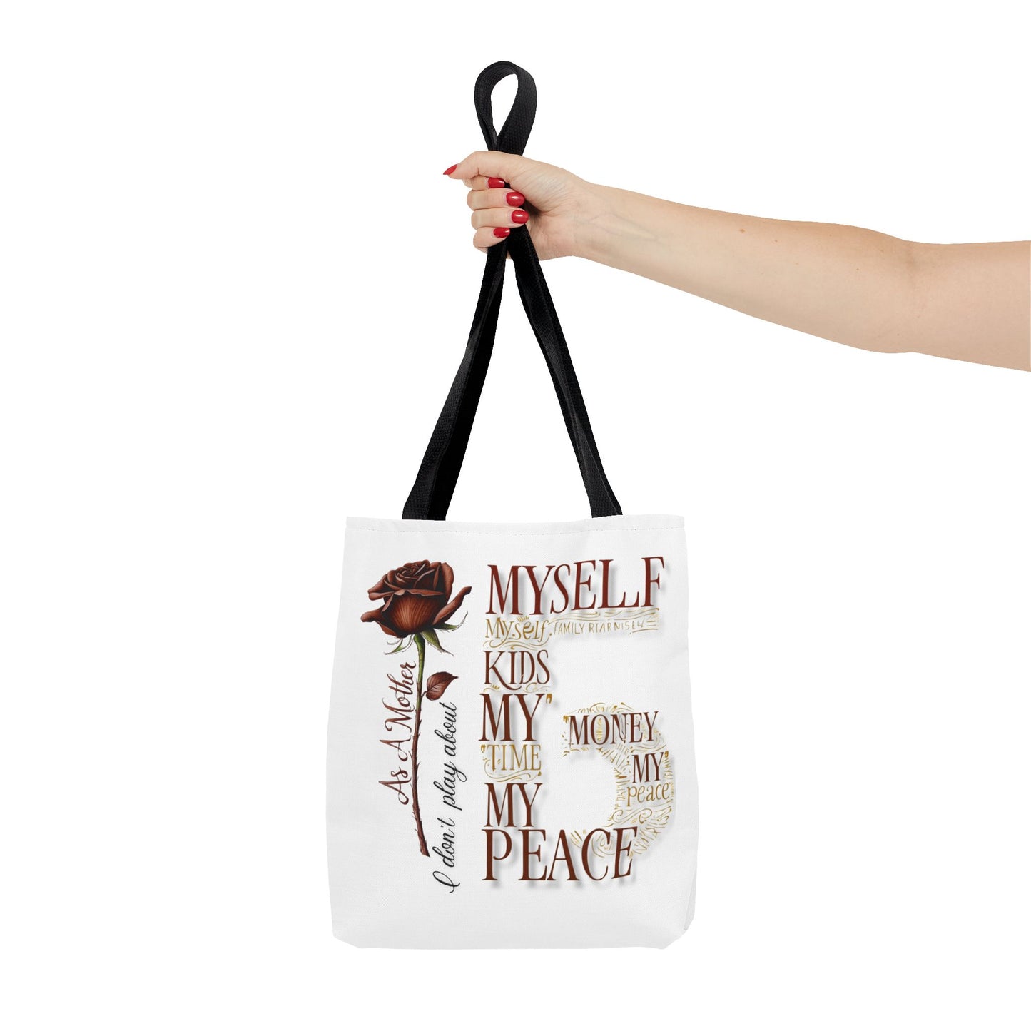 Mother's Don't Play About Tote Bag - Calm Colors, Relaxing Design