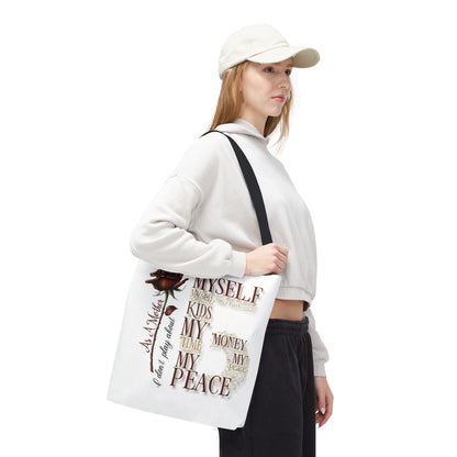 Mother's Don't Play About Tote Bag - Calm Colors, Relaxing Design