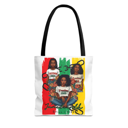 Juneteenth Freedom 1865 Tote Bag — Afrocentric Celebration Bag