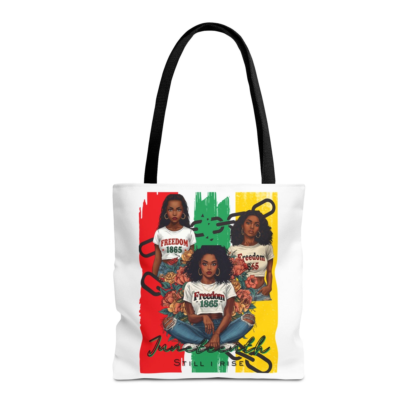 Juneteenth Freedom 1865 Tote Bag — Afrocentric Celebration Bag