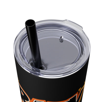 Crazy Sexy Cool Skinny Tumbler - 20oz Travel Mug with Straw