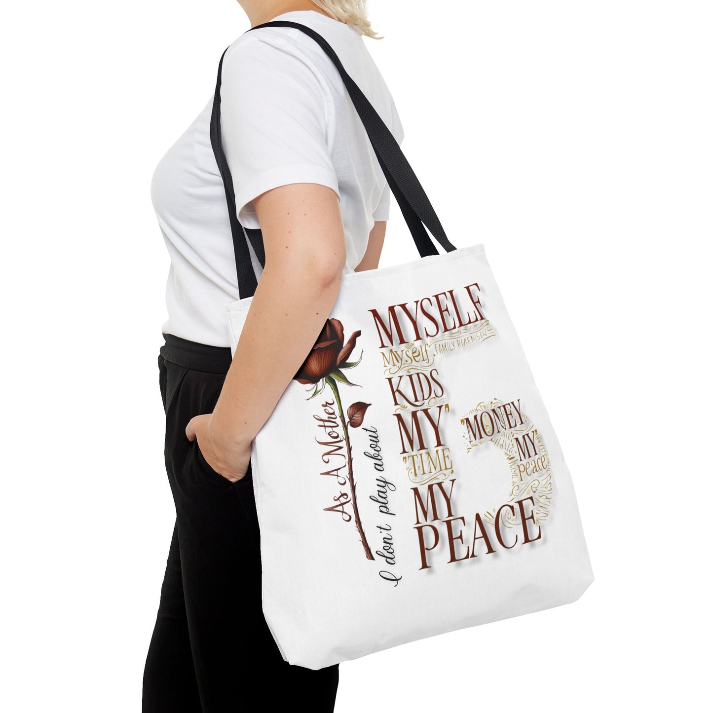 Mother's Don't Play About Tote Bag - Calm Colors, Relaxing Design