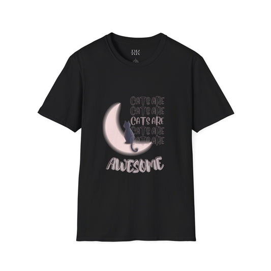 Cats Are Awesome T-Shirt - Mother of Fur Babies Gift