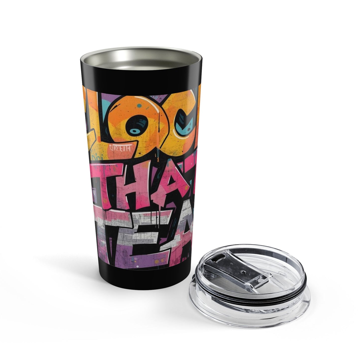 Clock That Tea - Graffiti Art Tumbler 20oz