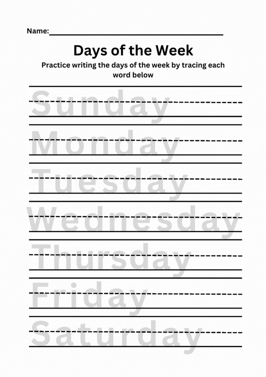 Days of the Week