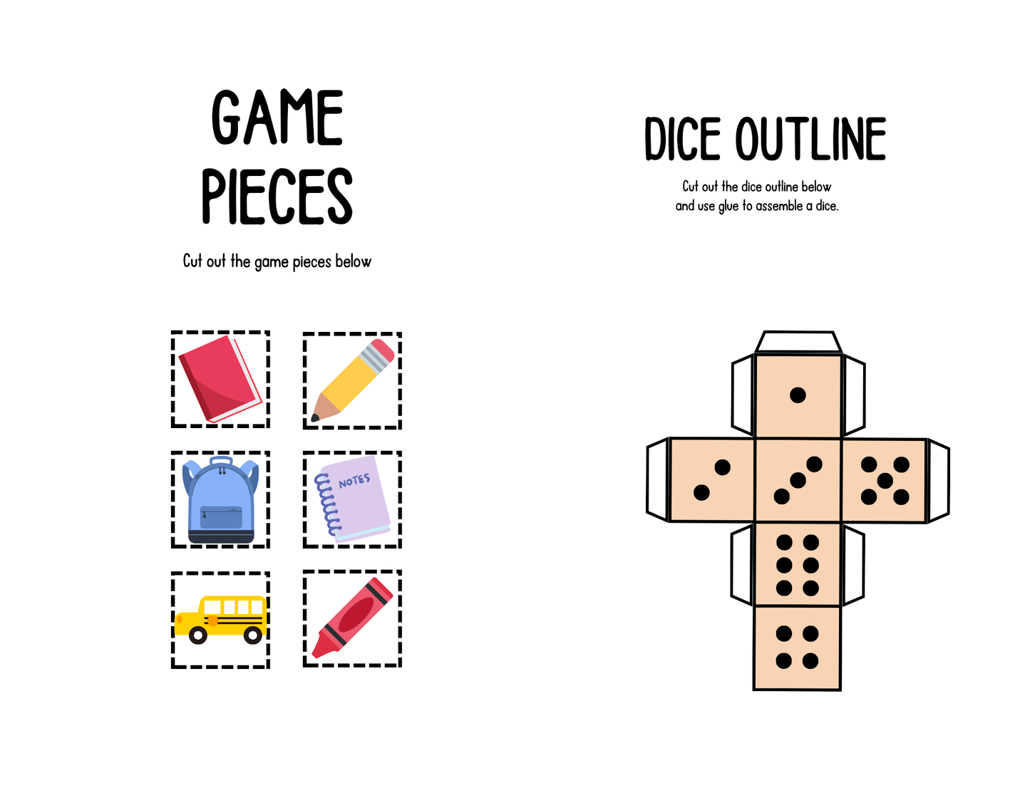 The Learning Journey Printable Board Game