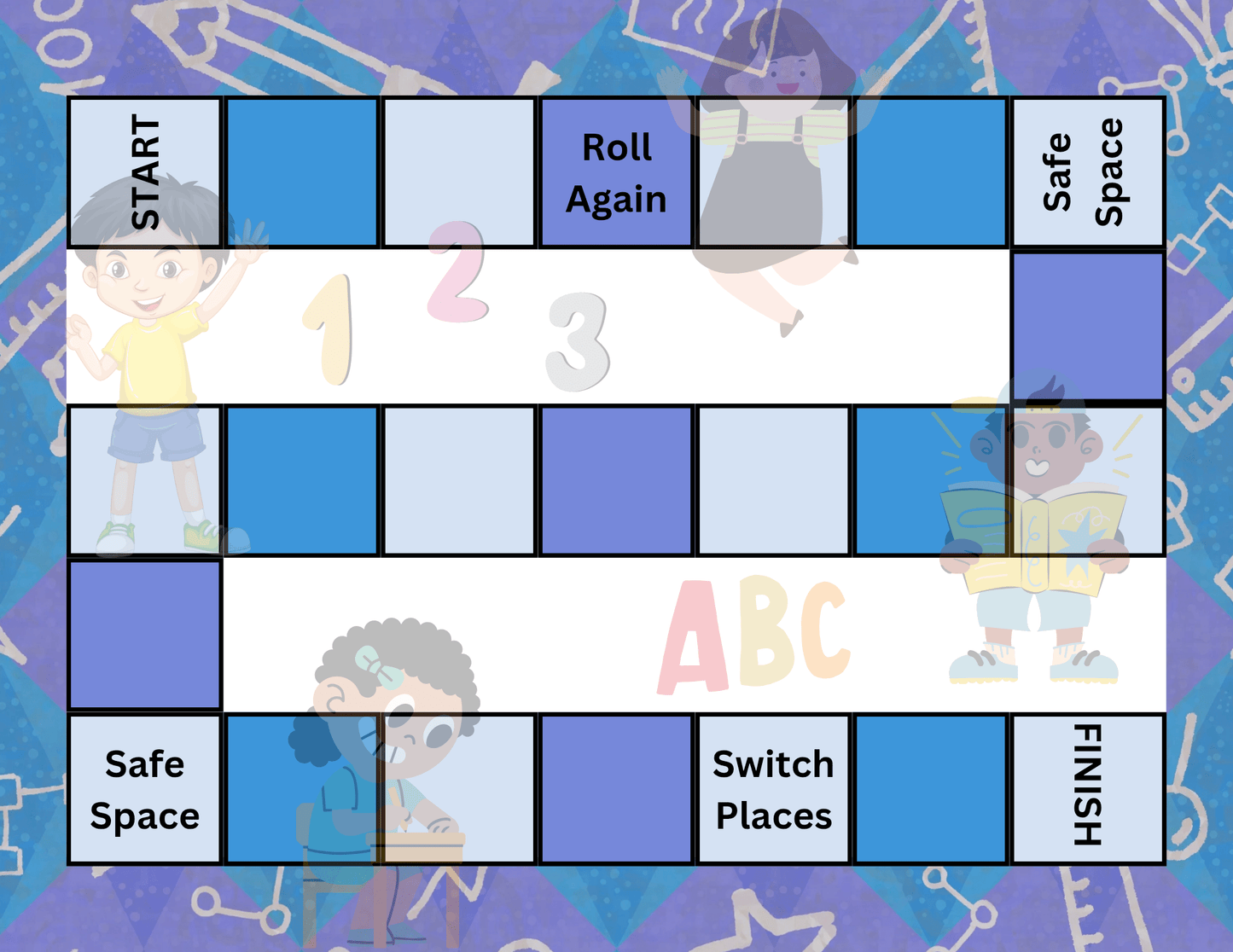 The Learning Journey Printable Board Game