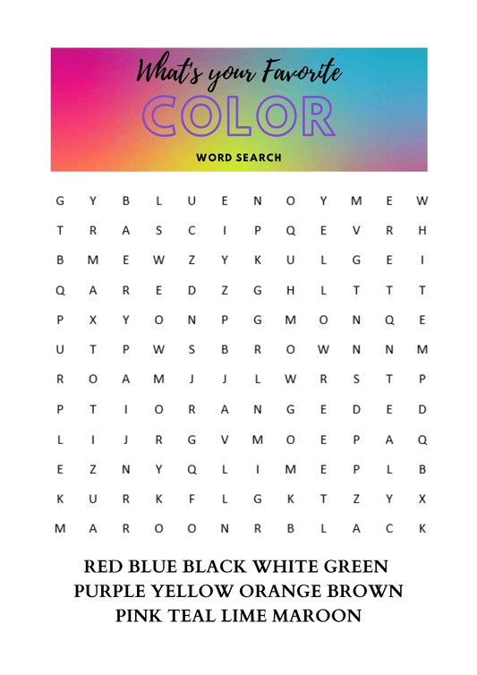 What's Your Favorite Color?